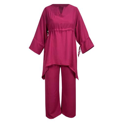 مانتو و شلوار زنانه مدل روجا کد 01