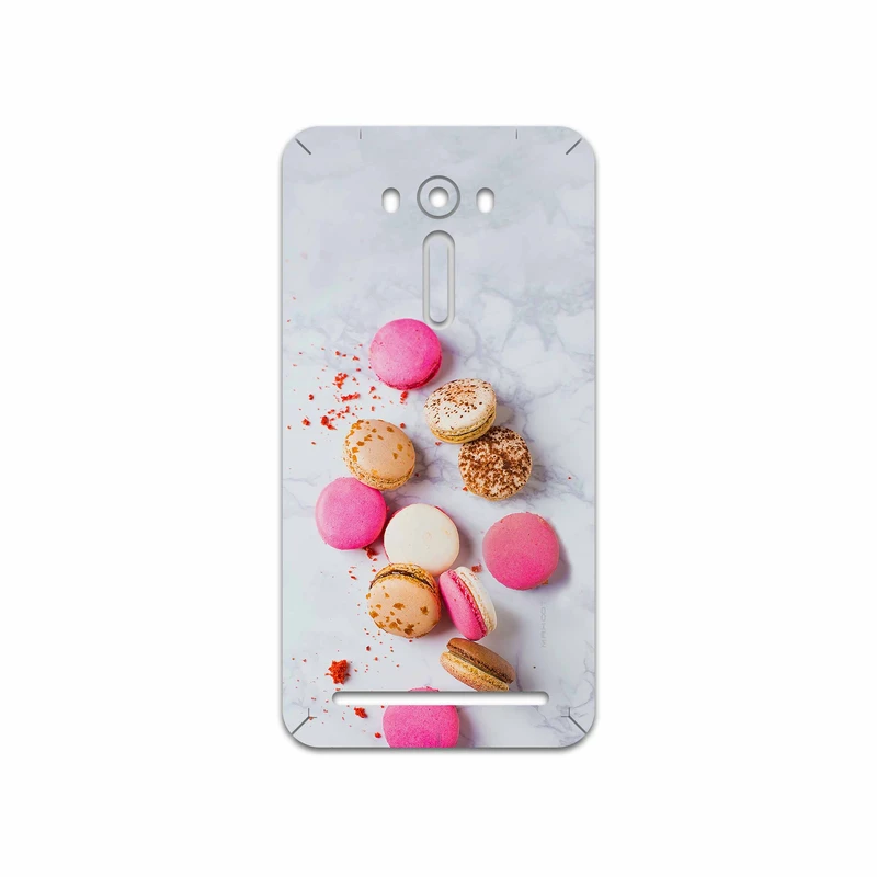 برچسب پوششی ماهوت مدل Macaron cookie مناسب برای گوشی موبایل ایسوس Zenfone 2 Laser
