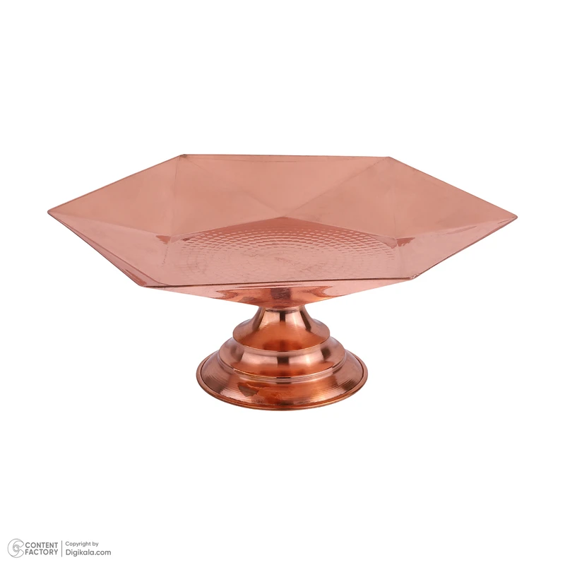 عکس شماره 3 : شیرینی خوری مسی مس زنجان مدل m002