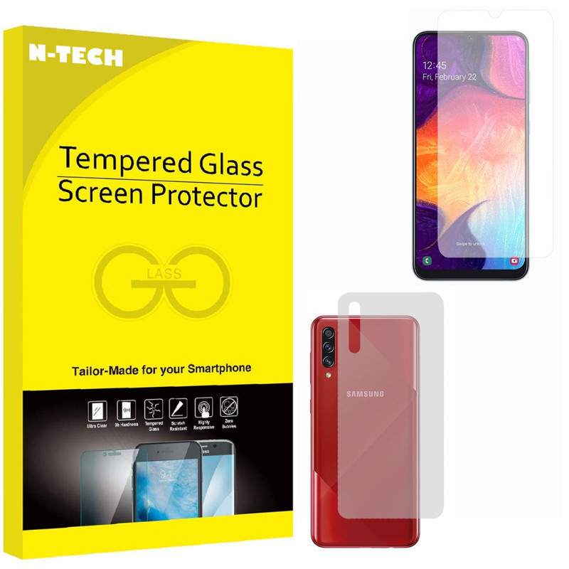  محافظ صفحه نمایش انتک مدل FUBKM-01 مناسب برای گوشی موبایل سامسونگ Galaxy A70s به همراه محافظ پشت گوشی 