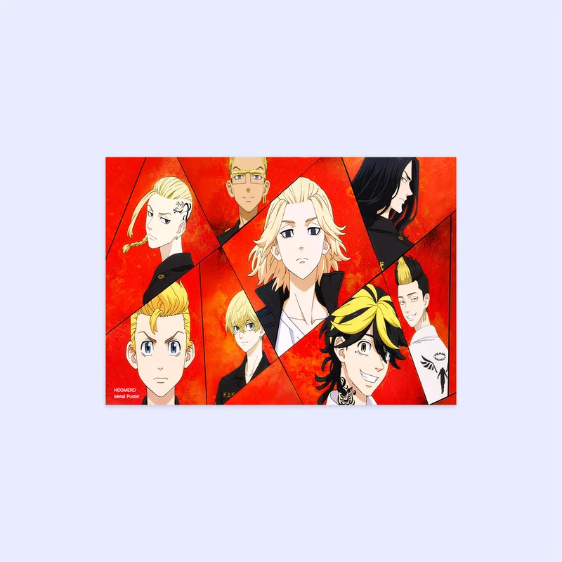 پوستر هومرو مدل فلزی طرح انیمه انتقام جویان توکیو کد PS1450