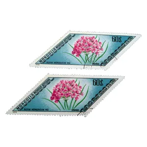 تمبر یادگاری مدل گل كد bc-2268 بسته 2 عددي