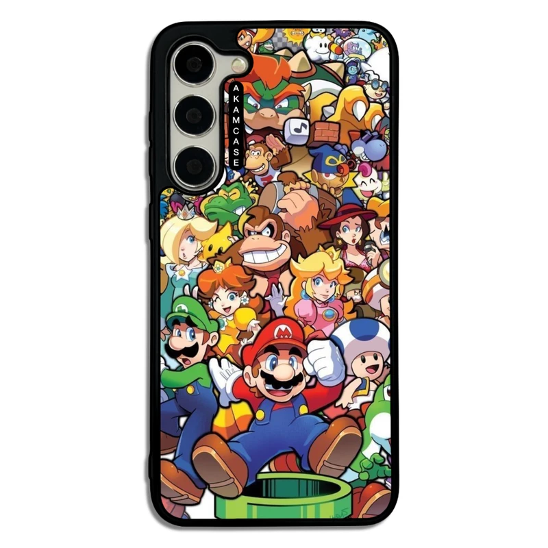 کاور آکام مدل AMC-WSGS23P-SUPER MARIO5 مناسب برای گوشی موبایل سامسونگ Galaxy S23 Plus