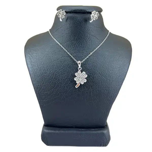 نیم ست نقره زنانه مدل اسپرت کد 9984554