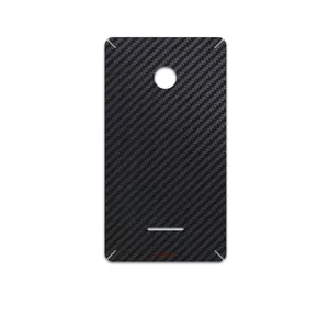 MAHOOT Black-Carbon-Fiber Cover Sticker for Microsoft Lumia 532