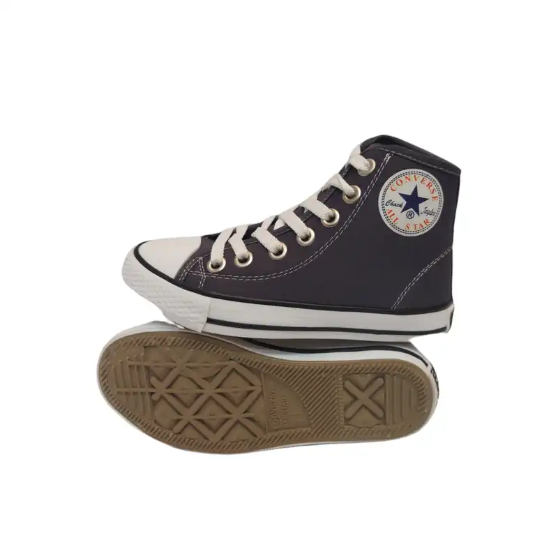 کفش مخصوص پیاده روی بچگانه مدل آل استار ساقدار کد S27 رنگ طوسی