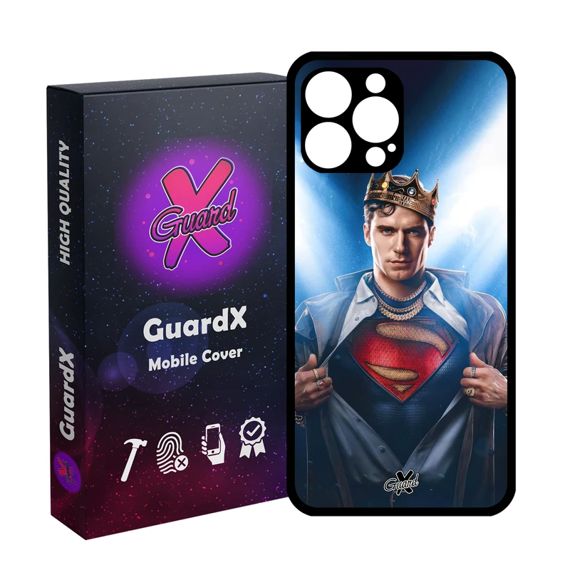 کاور گارد ایکس طرح سوپرمن مدل Glass10598 مناسب برای گوشی موبایل اپل iPhone 13 Pro Max