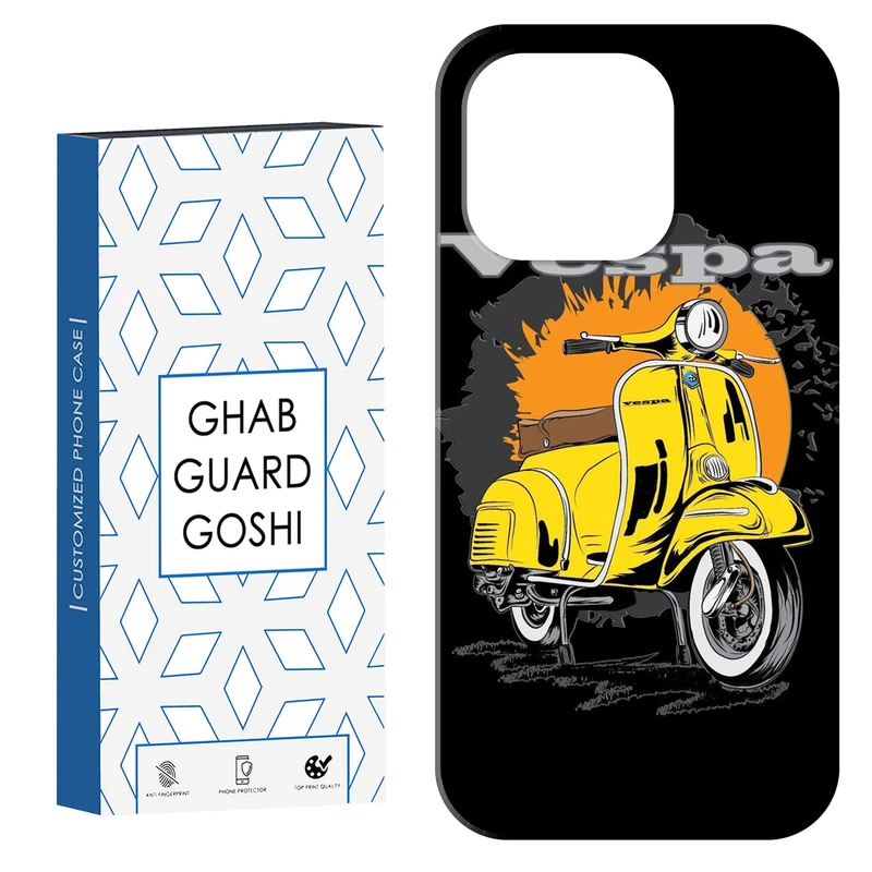 کاور قاب گارد گوشی طرح موتور وسپا کد Dimo-161 مناسب برای گوشی موبایل اپل IPHONE 15 PRO MAX   
