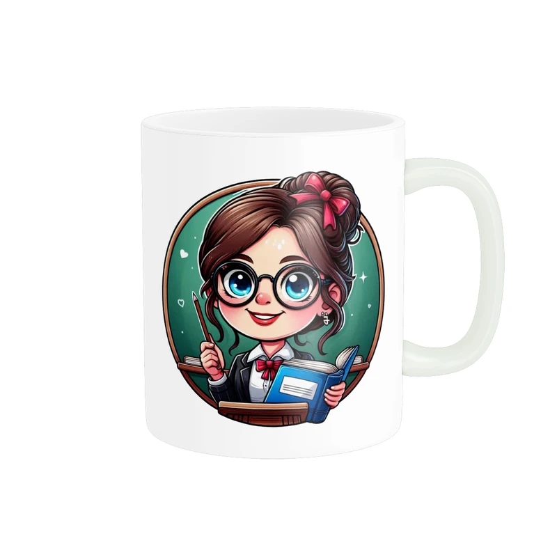 ماگ پادآفرین مدل مناسبتی طرح روز معلم مبارک کد p8956