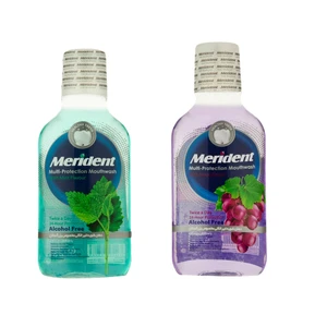 دهان شویه مریدنت مدل mint and grape حجم 330 میلی لیتر بسته 2 عددی