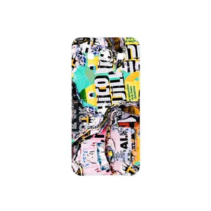MAHOOT Collage of Teared Paper Cover Sticker for Samsung Galaxy E5