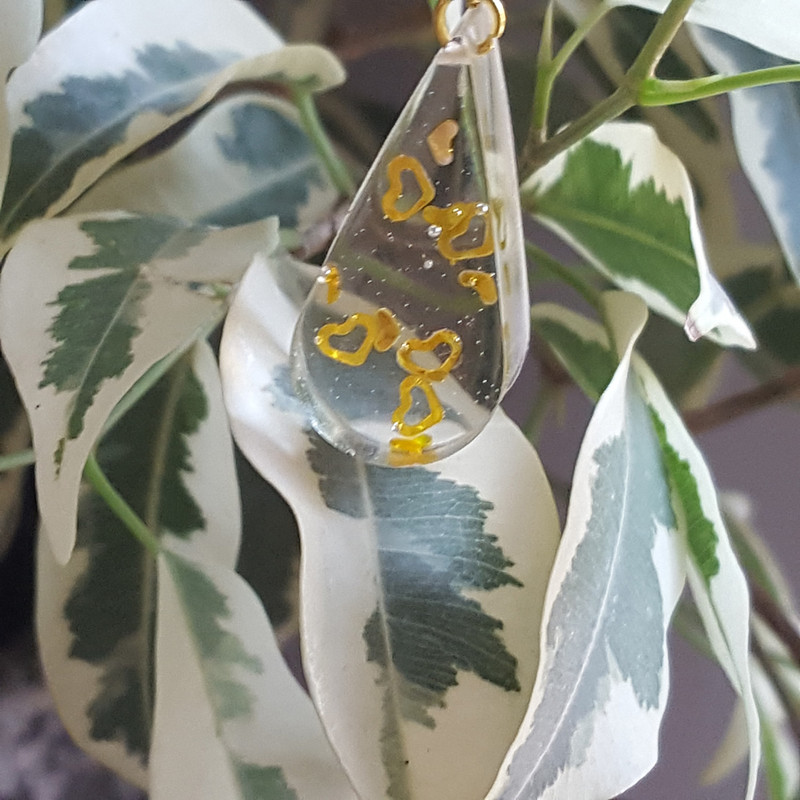 گردنبند دخترانه مدل قطره وقلب