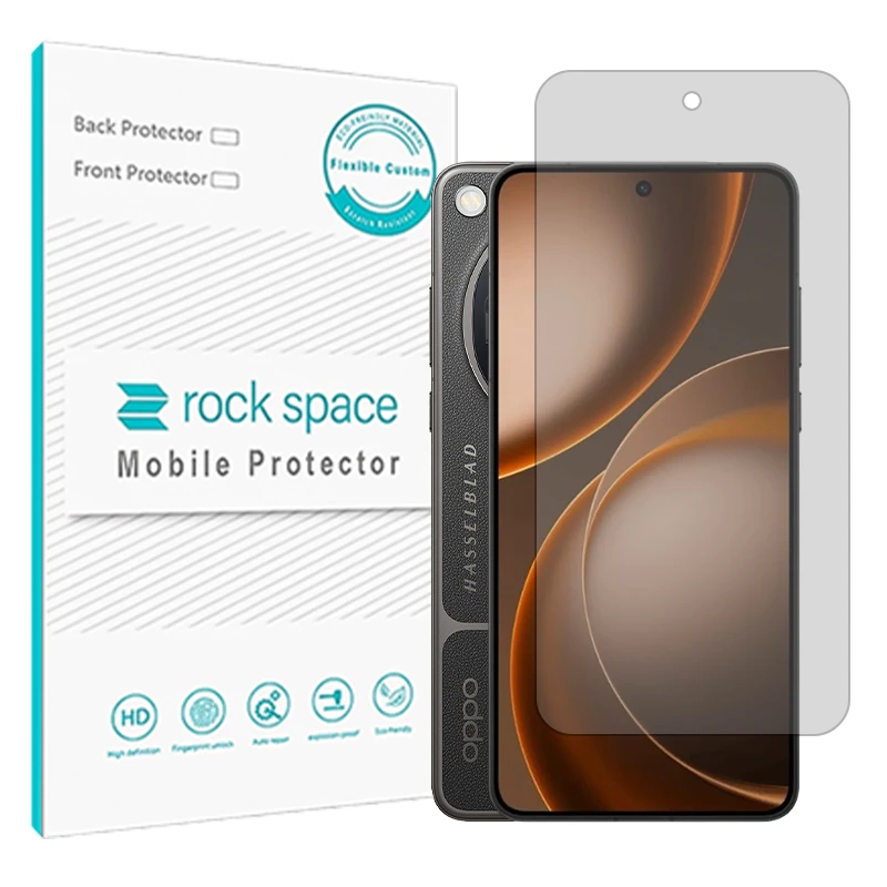 محافظ صفحه نمایش شفاف راک اسپیس مدل هیدروژلی مناسب برای گوشی موبایل اوپو Find X9 Ultra