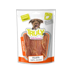 تشویقی سگ ترولی مدل fillets chicken وزن 90 گرم