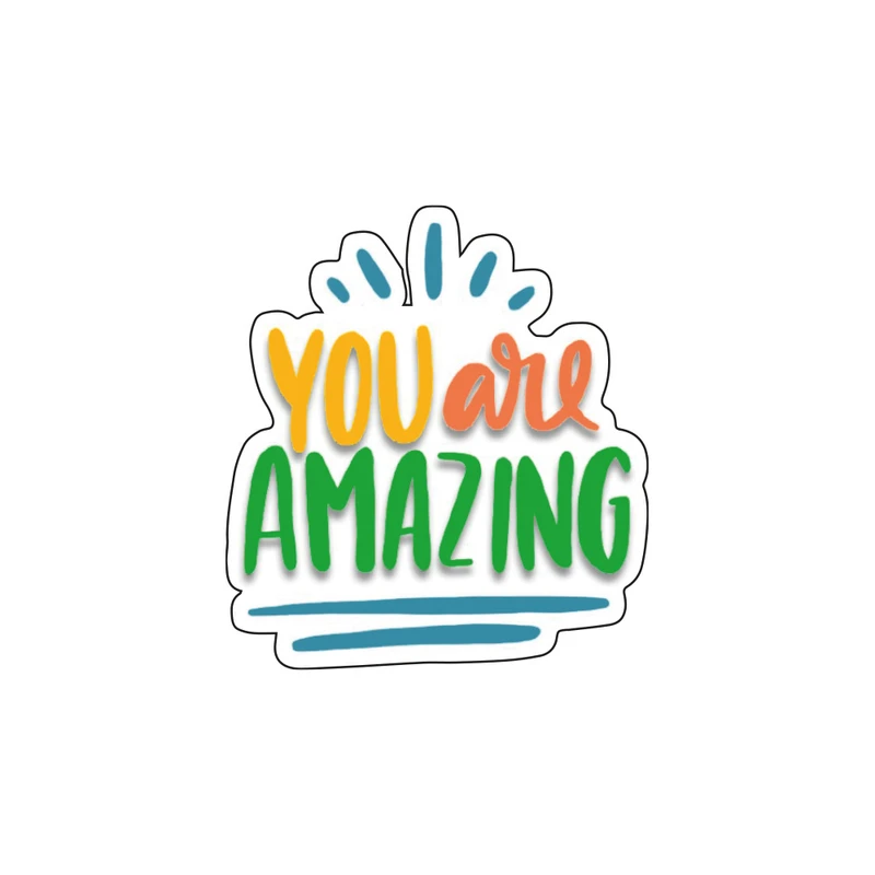 استیکر لپ تاپ گراسیپا طرح you got this کد 02