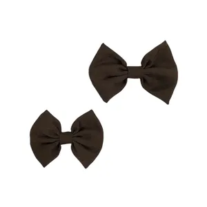 گیره مو دخترانه مدل پاپیون کد 54 مجموعه 2 عددی