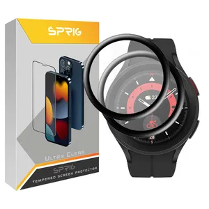محافظ صفحه نمایش نانو اسپریگ مدل Pmma-SPG مناسب برای ساعت هوشمند سامسونگ Galaxy Watch 5 Pro بسته دو عددی