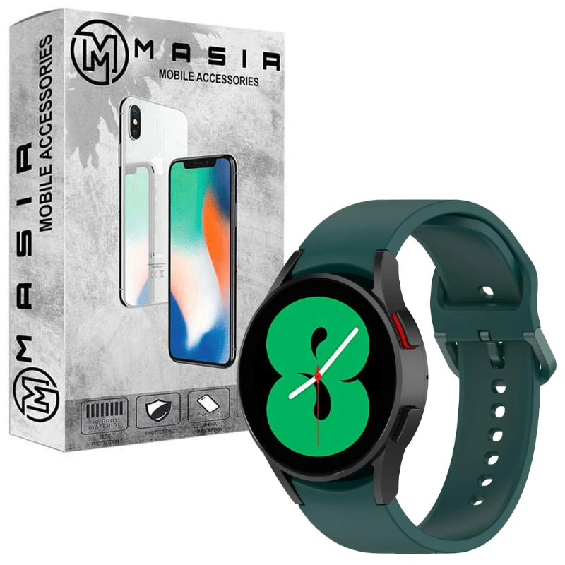 بند مسیر مدل Silicone Fit مناسب برای ساعت هوشمند سامسونگ Galaxy Watch 3 41mm / Watch 4 40mm / watch 4 44mm / watch 4 Classic 42mm / Watch 4 Classic 46mm