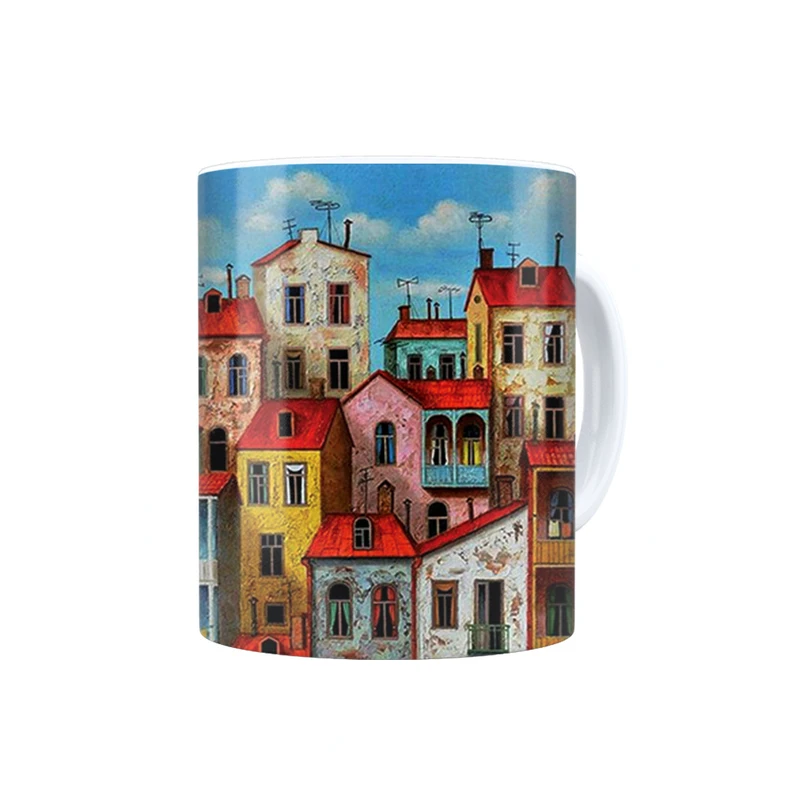 ماگ ترمه طراحان ایده مدل شهر رنگی کد cfp1419