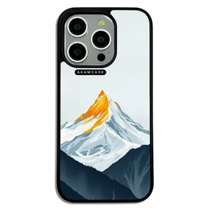 AKAM AMC-WA15PRO-MOUNTAINS-4 Cover For Apple iPhone 15 Pro
