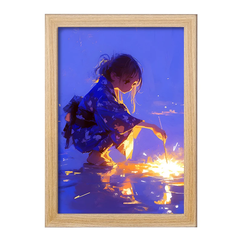 تابلو خندالو مدل دختر ژاپنی کد F9192