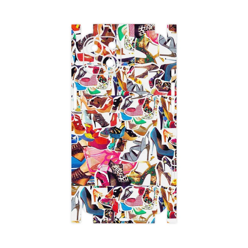 برچسب پوششی ماهوت مدل Collage of High heel Shoes-FullSkin مناسب برای گوشی موبایل اپل iPhone 13
