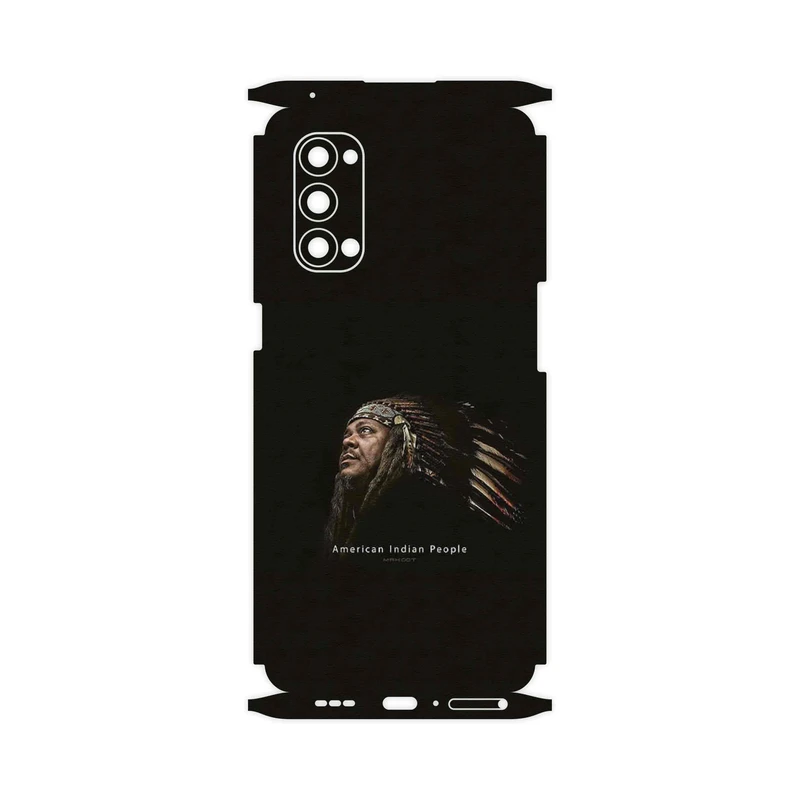 برچسب پوششی ماهوت مدل Portrait of an Indian Man-FullSkin مناسب برای گوشی موبایل اپو Reno4 Pro 5G