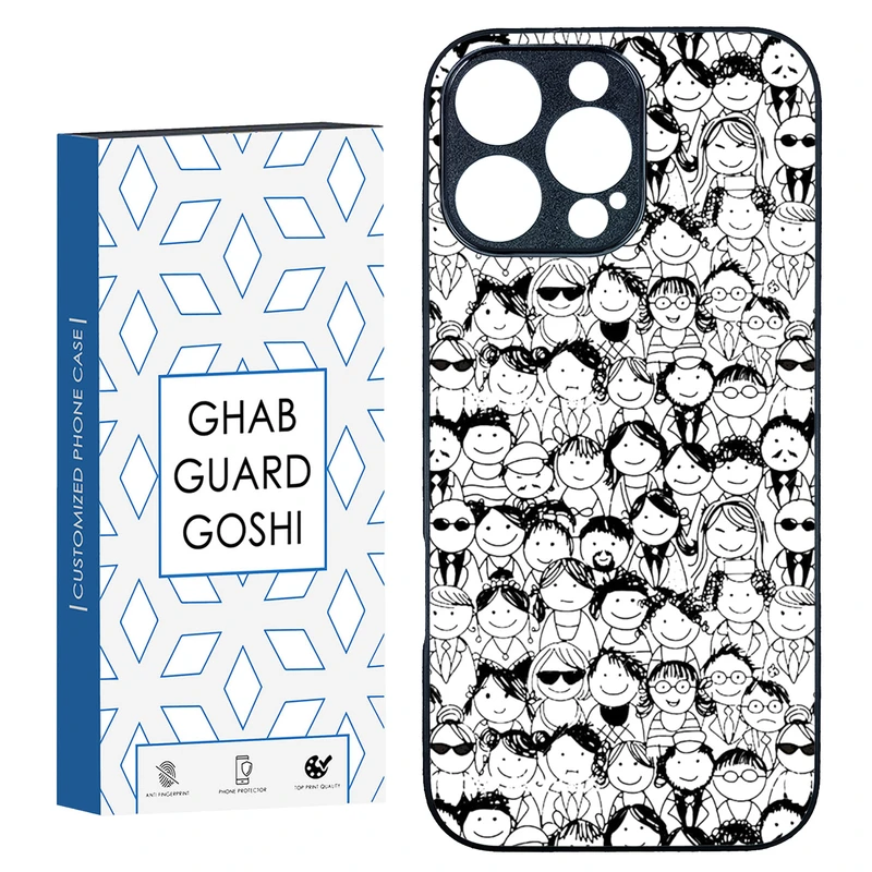 کاور قاب گارد گوشی طرح آدمک کد TPU-076 مناسب برای گوشی موبایل اپل Iphone 16 Pro Max