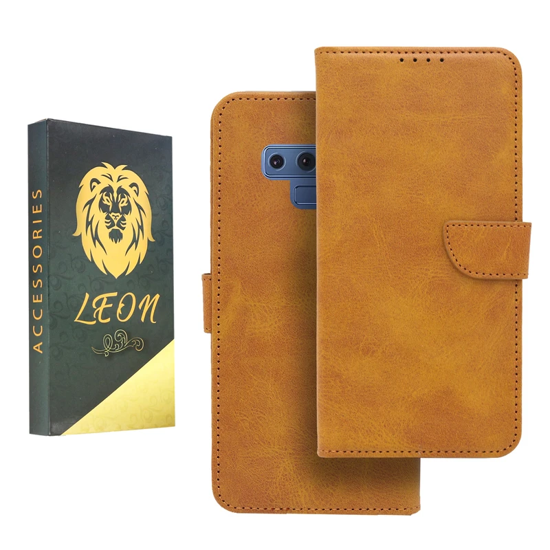 کیف کلاسوری لئون مدل Khoshi مناسب برای گوشی موبایل سامسونگ Galaxy Note 9