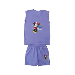 ست تاپ و شلوارک دخترانه مدل میکی ماوس