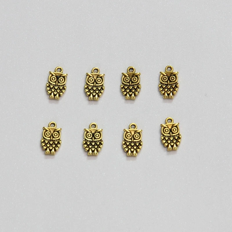 آویز دستبند طرح جغد کد HN1610 بسته 8 عددی 