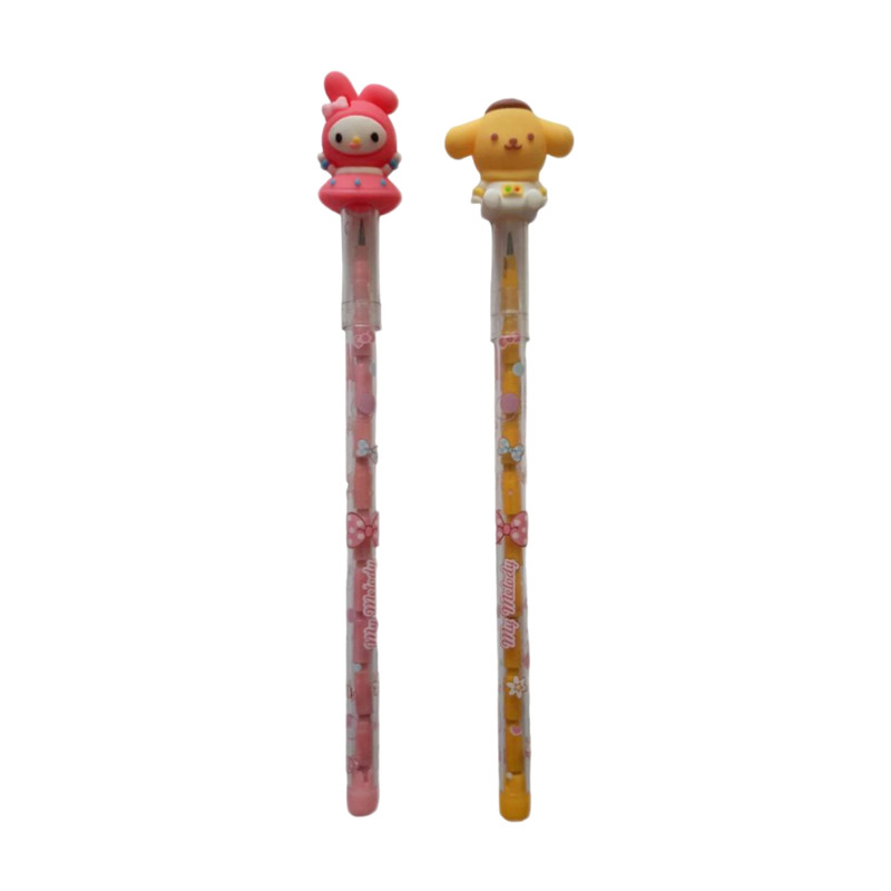 مداد فشنگی مدل ملودی کد 03 مجموعه 2 عددی