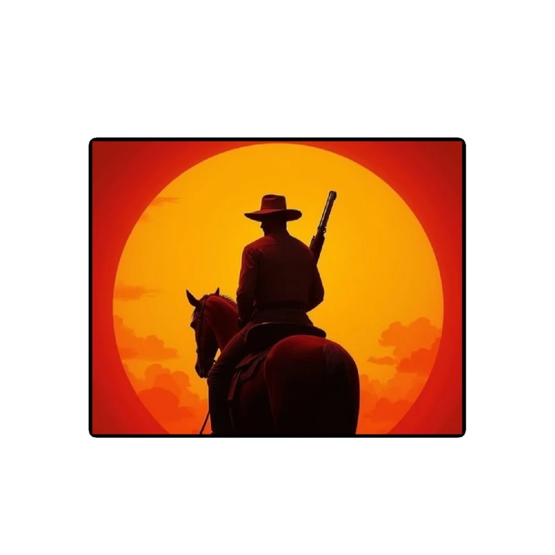 ماوس پد مدل کد 1 red dead سایز 24*19 سانتی متر