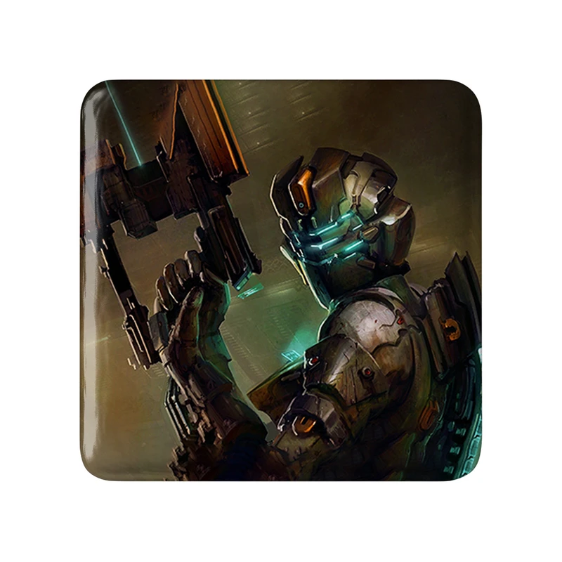 مگنت خندالو طرح بازی دد اسپیس (Dead Space) مدل مربعی کد 35003