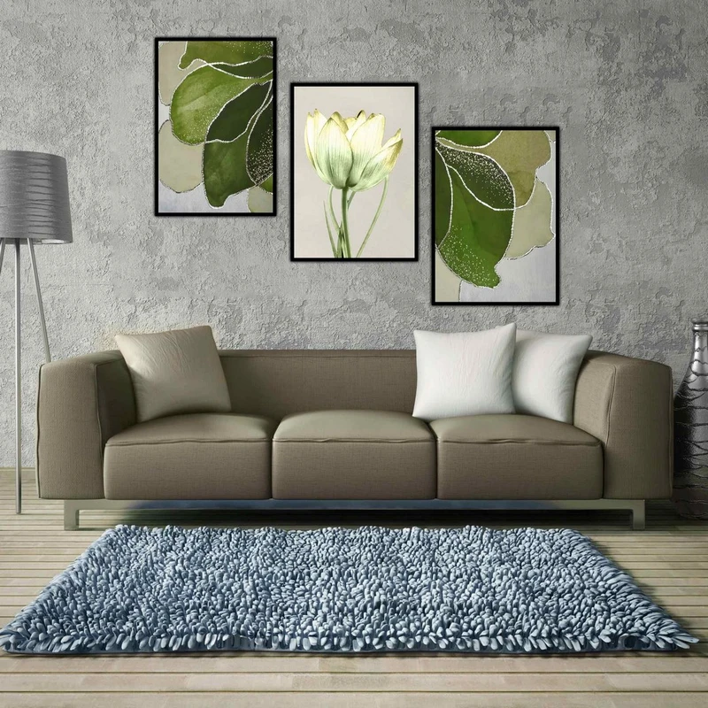 تابلو بکلیت طرح برگ مدل شاین اکلیلی B-1519 مجموعه 3 عددی