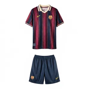 ست پولوشرت و شلوارک ورزشی مردانه مدل بارسلونا نسخه 125 سالگی