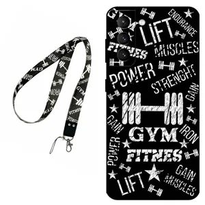 Megafone Gym 0010 Cover For Samsung Galaxy S21 5G Mobile Neckband
