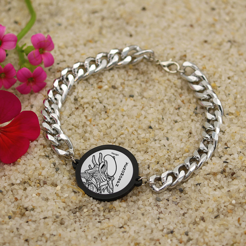 دستبند ناکسیگو مدل زنومورف کد BZ7742 دستبند ناکسیگو مدل زنومورف کد BZ7742