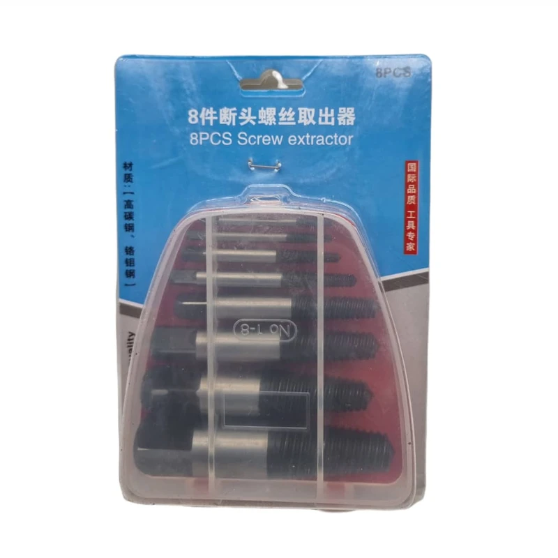 عکس شماره 3 : مته قلاویز چپ گرد کد 725 مجموعه 8 عددی