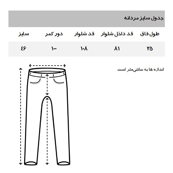 شلوار جین مردانه مانگو مدل DB649JAN -  - 5