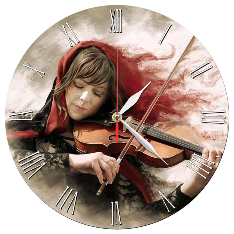 ساعت دیواری طرح نوازنده ویولن کد 1259