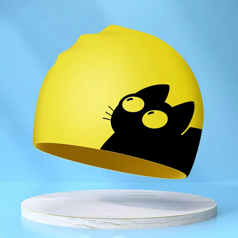 کلاه شنا طرح گربه مدل SY-403