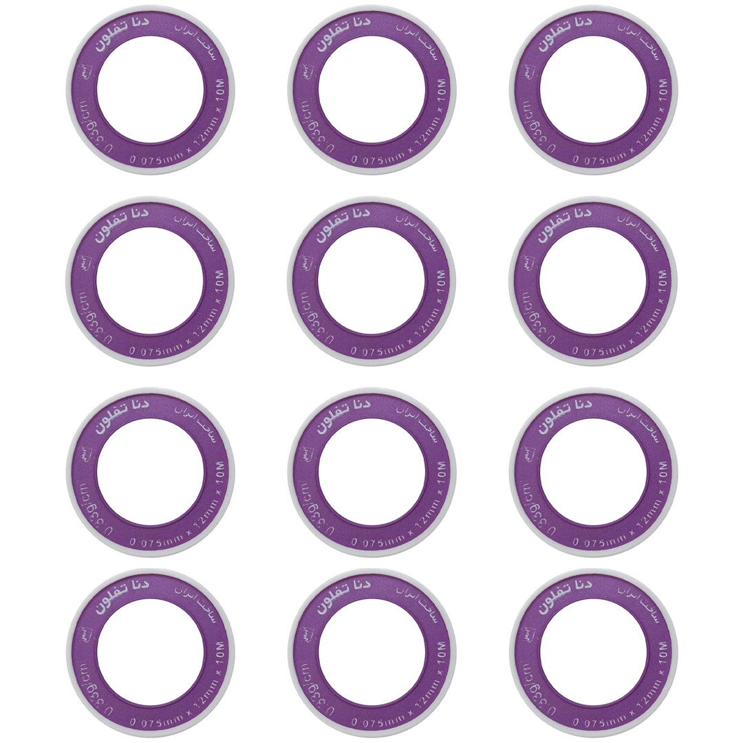 نوار تفلون دنا مدل DN-10 بسته 12 عددی