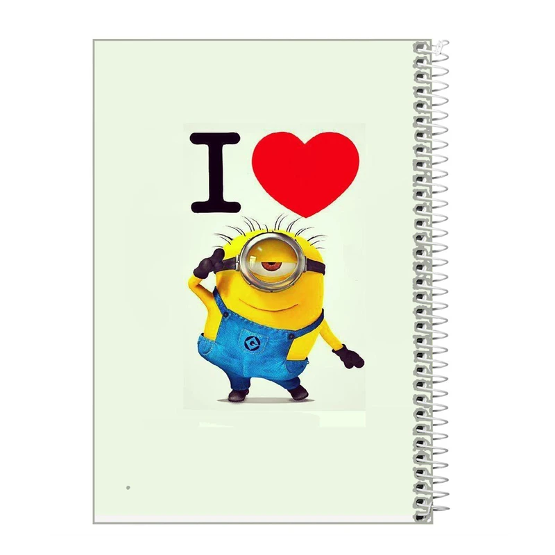 دفتر زبان 60 برگ طرح مینیون ها کد z177