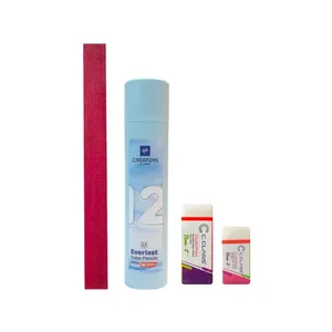 مداد رنگی 12 رنگ سی کلاس کریتورز مدل everlast طرح اتودی به همراه پاک کن و خط کش بسته 15 عددی