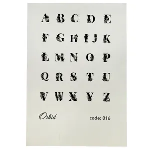 برچسب لنز ناخن کد C-016