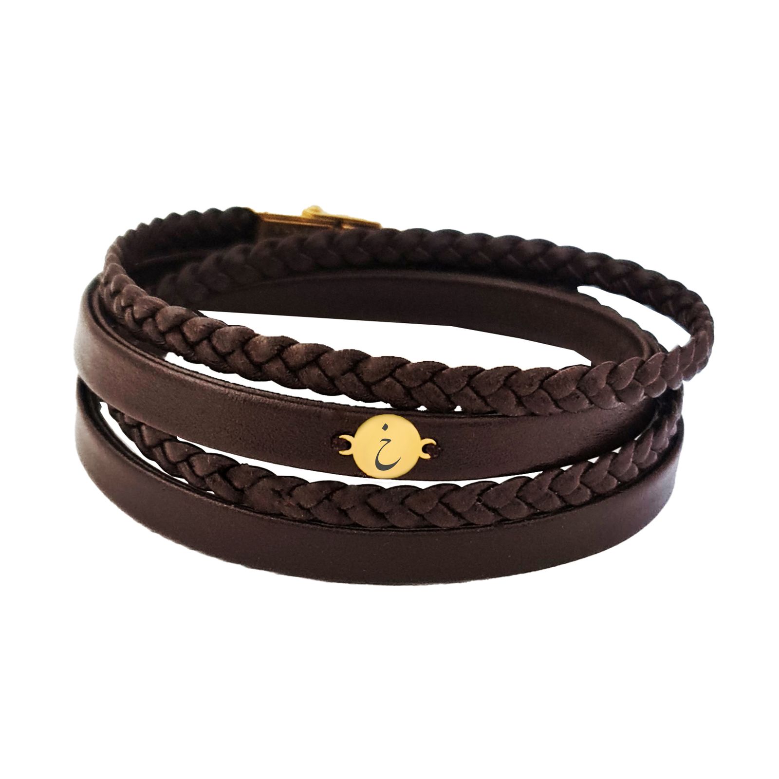 دستبند نقره لیردا مدل حرف خ کد DCR 0034 - - 1