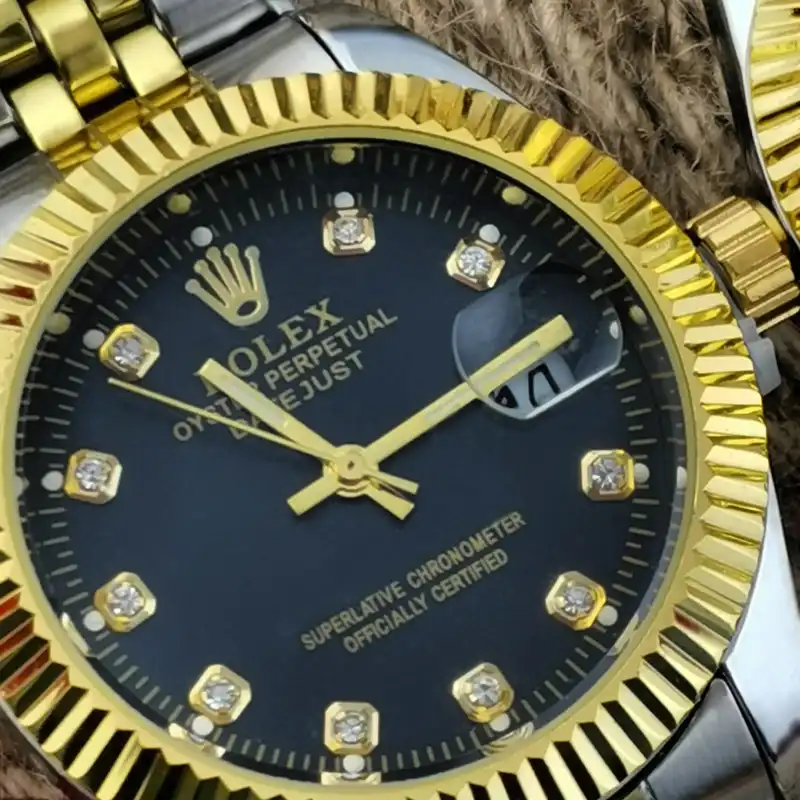 ست ساعت مچی عقربه ای زنانه و مردانه مدل تاریخ دار دیت جاست