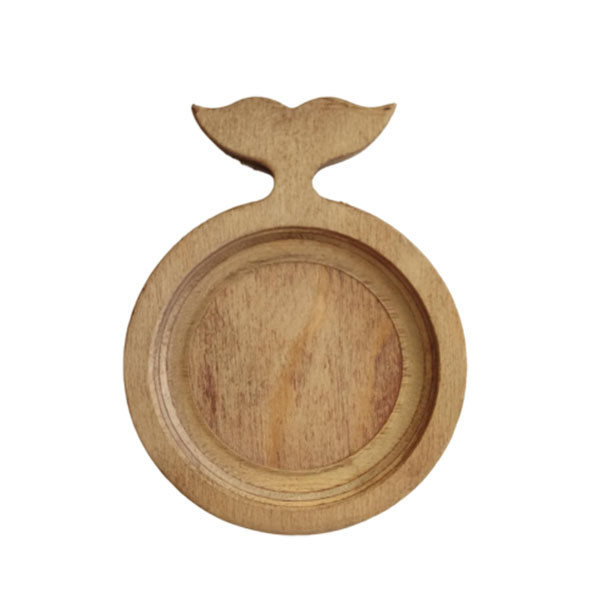 زیر لیوانی مدل دم ماهی مجموعه 2 عددی