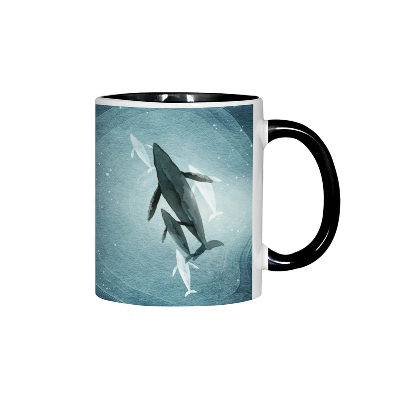 ماگ ژالینو طرح نهنگ کد 001